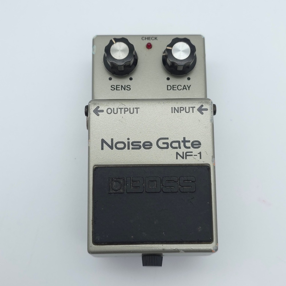 Boss NF-1 Noise Gate Pedal MIJ Vintage Silver Analog Guitar Effects Japan
